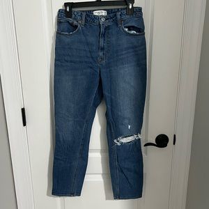 Abercrombie and Fitch Curve Love Skinny High Rise Jeans